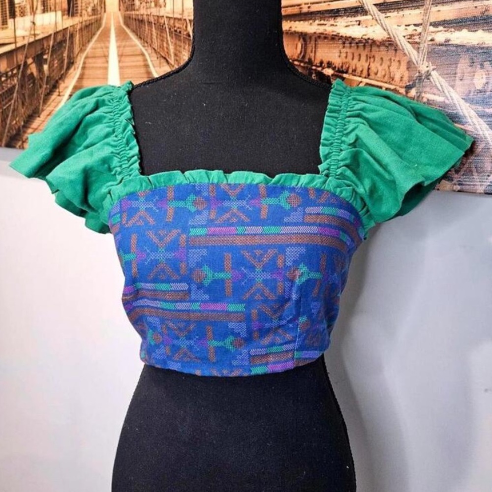NWT Rachel Zoe tribal crop top